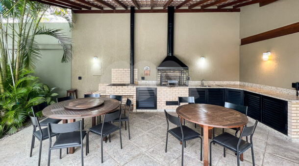 Imagem da área gourmet da casa à venda no Vilagio felicitá.