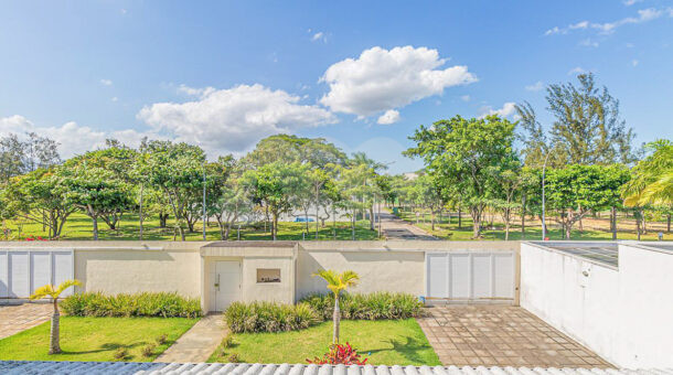 imagem da vista das suítes da mansão duplex á venda no Park Palace na Barra da Tijuca