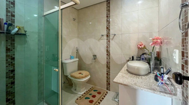 Banheiro suíte - Condomínio Maramar