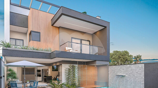 Imagem de fachada de casa da Casa Duplex contemporânea à venda no Renew Life Residences