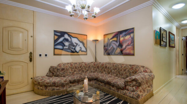 imagem da sala de estar do apartamento à venda na Barra da Tijuca