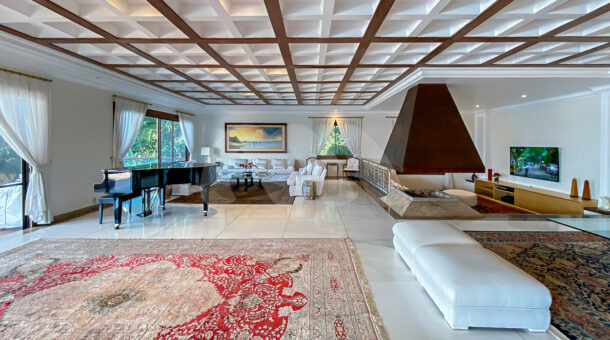 Sala de estar - Incrível Casa triplex em São Conrado