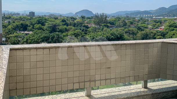 Imagem de vista de terraço do Apartamento à venda na Barra da Tijuca.